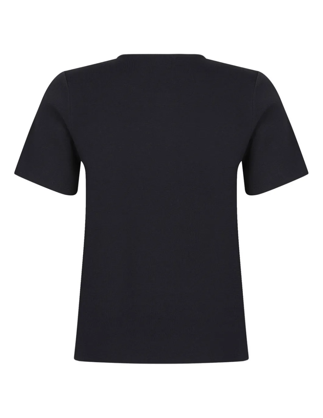 Dark blue viscose blend top