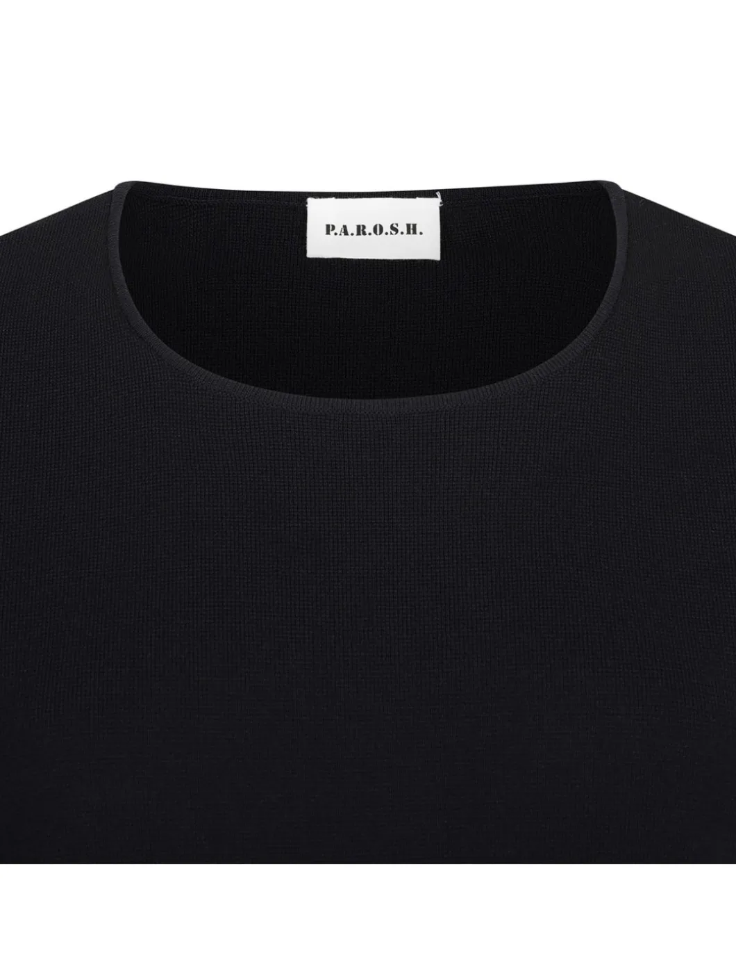 Dark blue viscose blend top