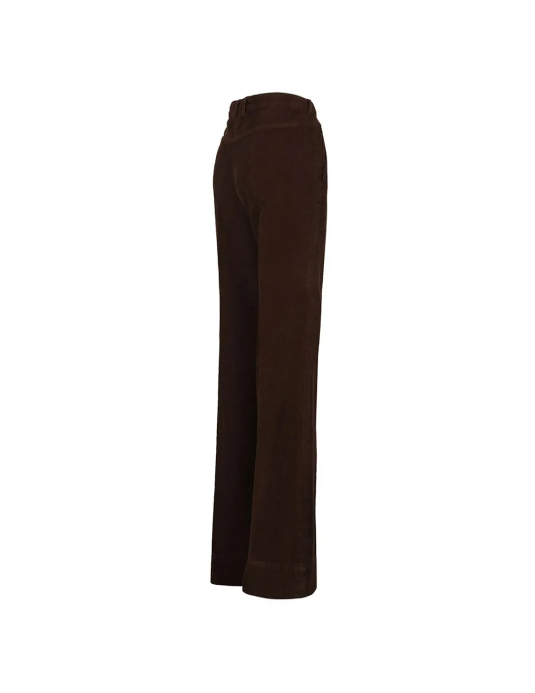 Dark chocolate hue corduroy pants