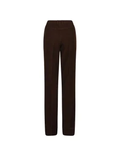 Dark chocolate hue corduroy pants