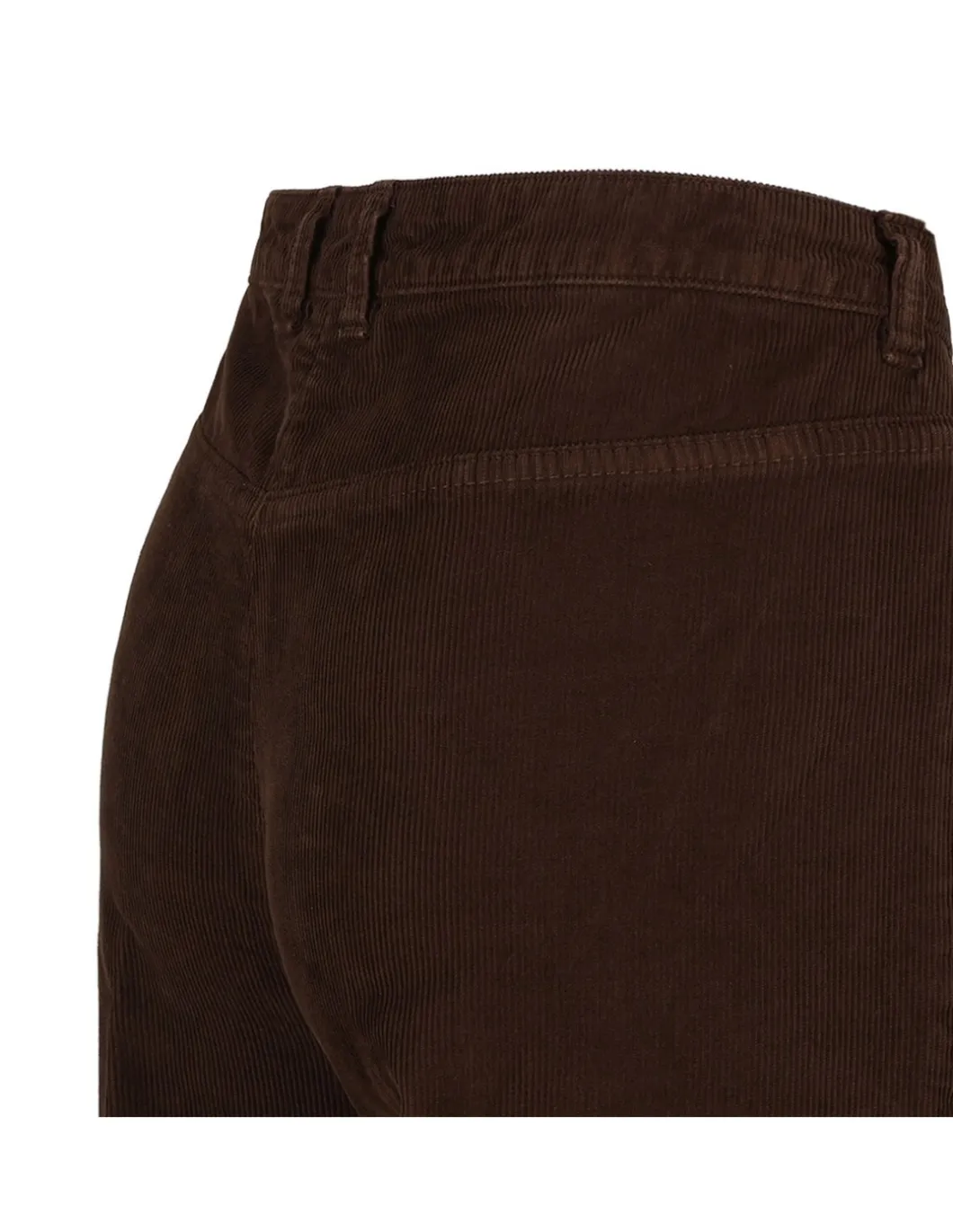 Dark chocolate hue corduroy pants