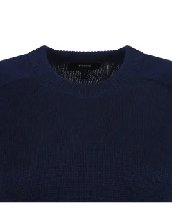 Dark denim hue cashmere sweater
