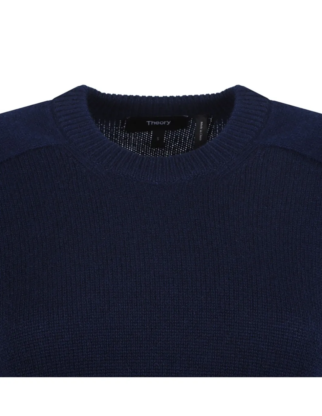 Dark denim hue cashmere sweater