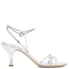 Denise 70 silver sandals