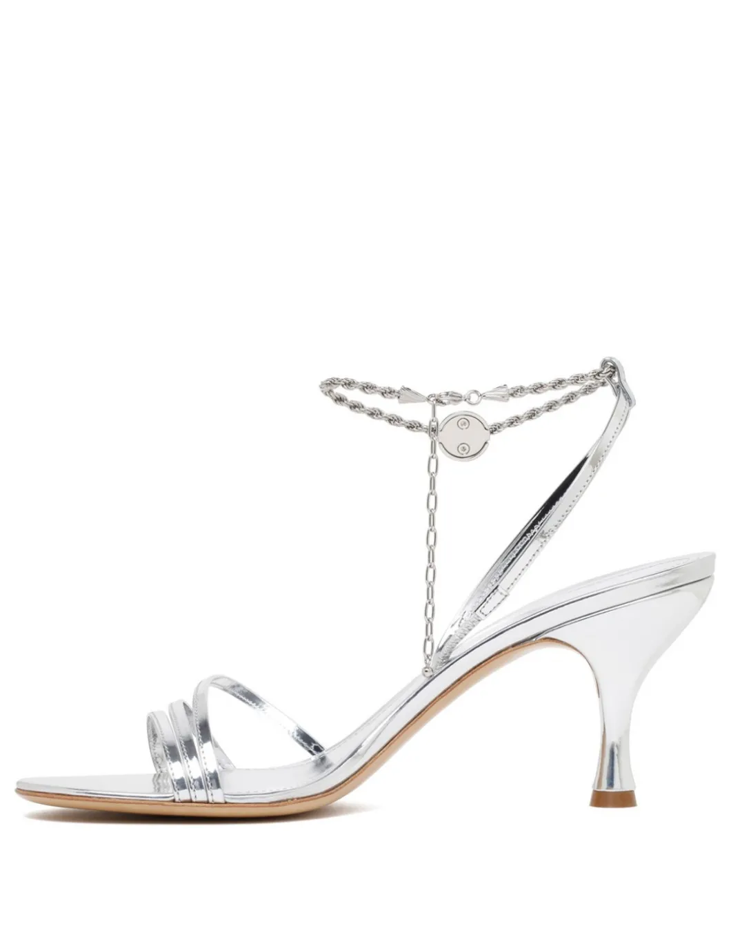 Denise 70 silver sandals