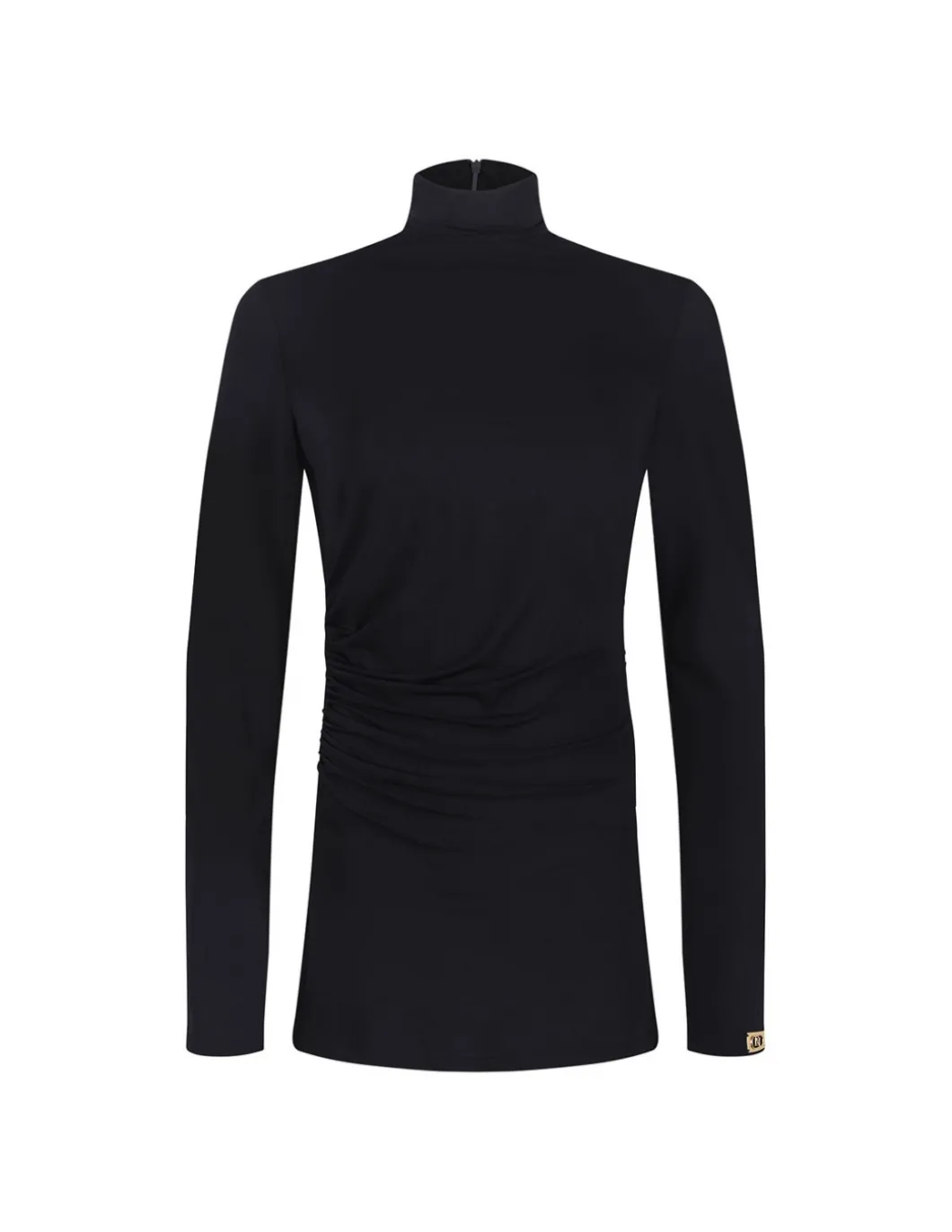 Draped jersey top