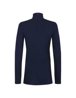 Draped jersey top