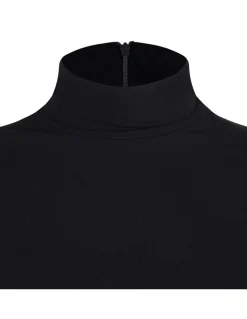 Draped jersey top