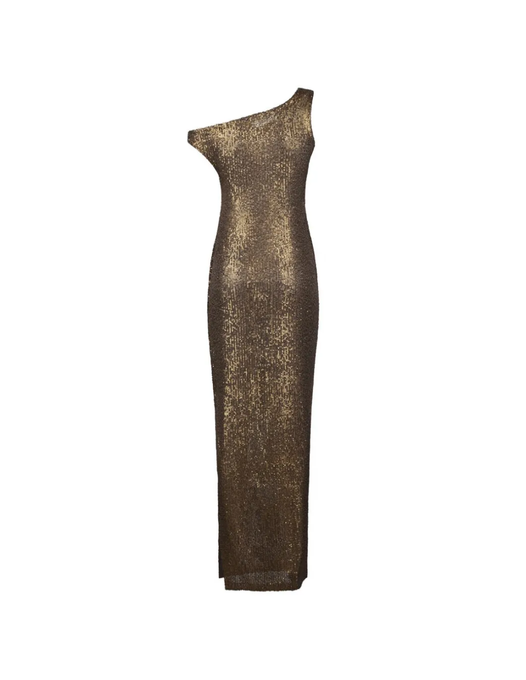 Drop shoulder gown