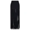 Eclectic fringes skirt