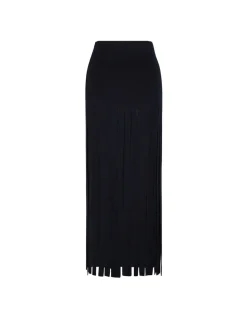 Eclectic fringes skirt