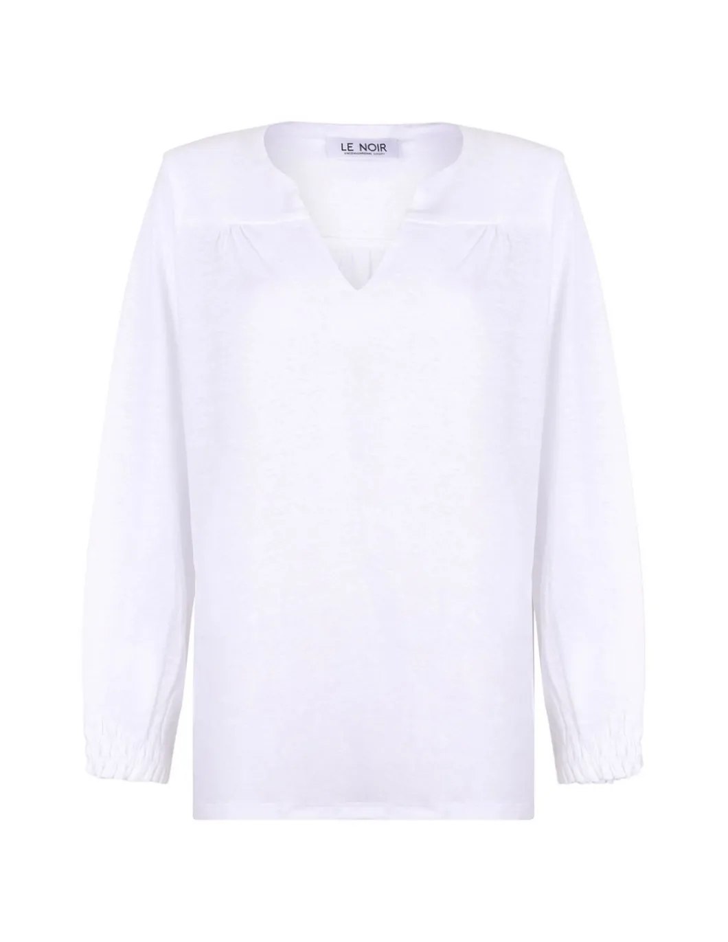 Evy white linen top