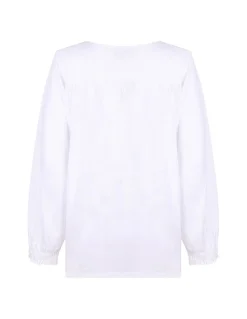 Evy white linen top