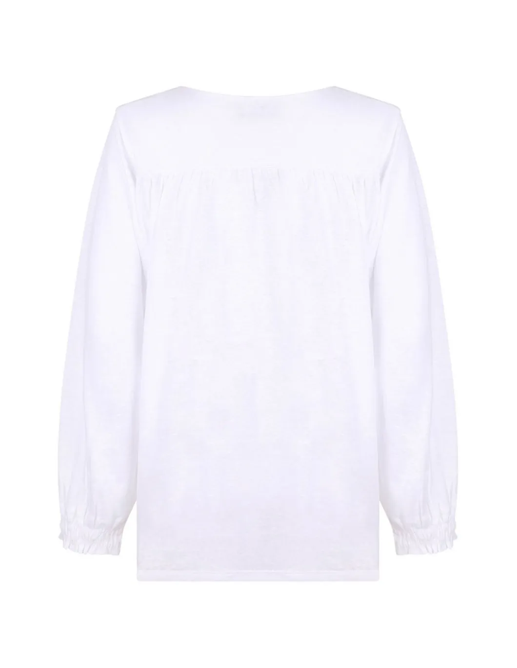Evy white linen top