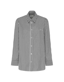 Fabrizia black and ecru shirt