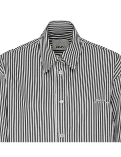 Fabrizia black and ecru shirt