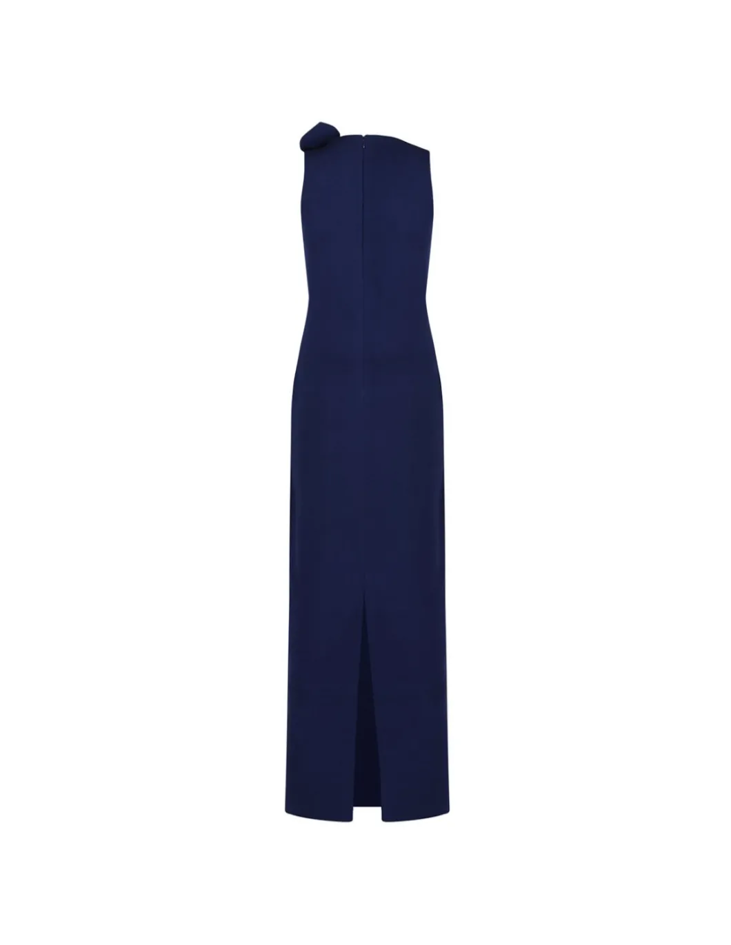 Flat knit bow maxi dress