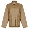 Florida coated linen top