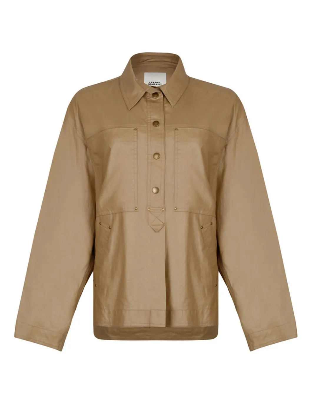 Florida coated linen top