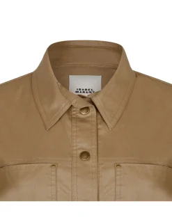 Florida coated linen top