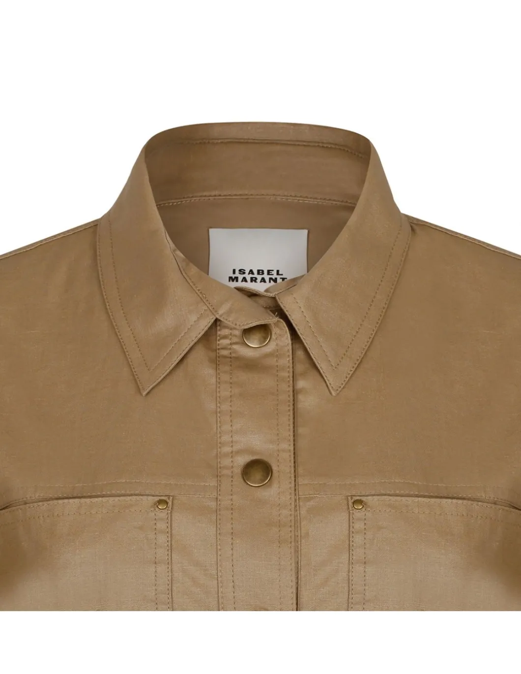 Florida coated linen top