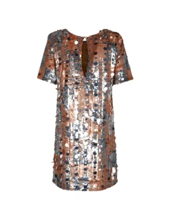 Full sequin mini dress
