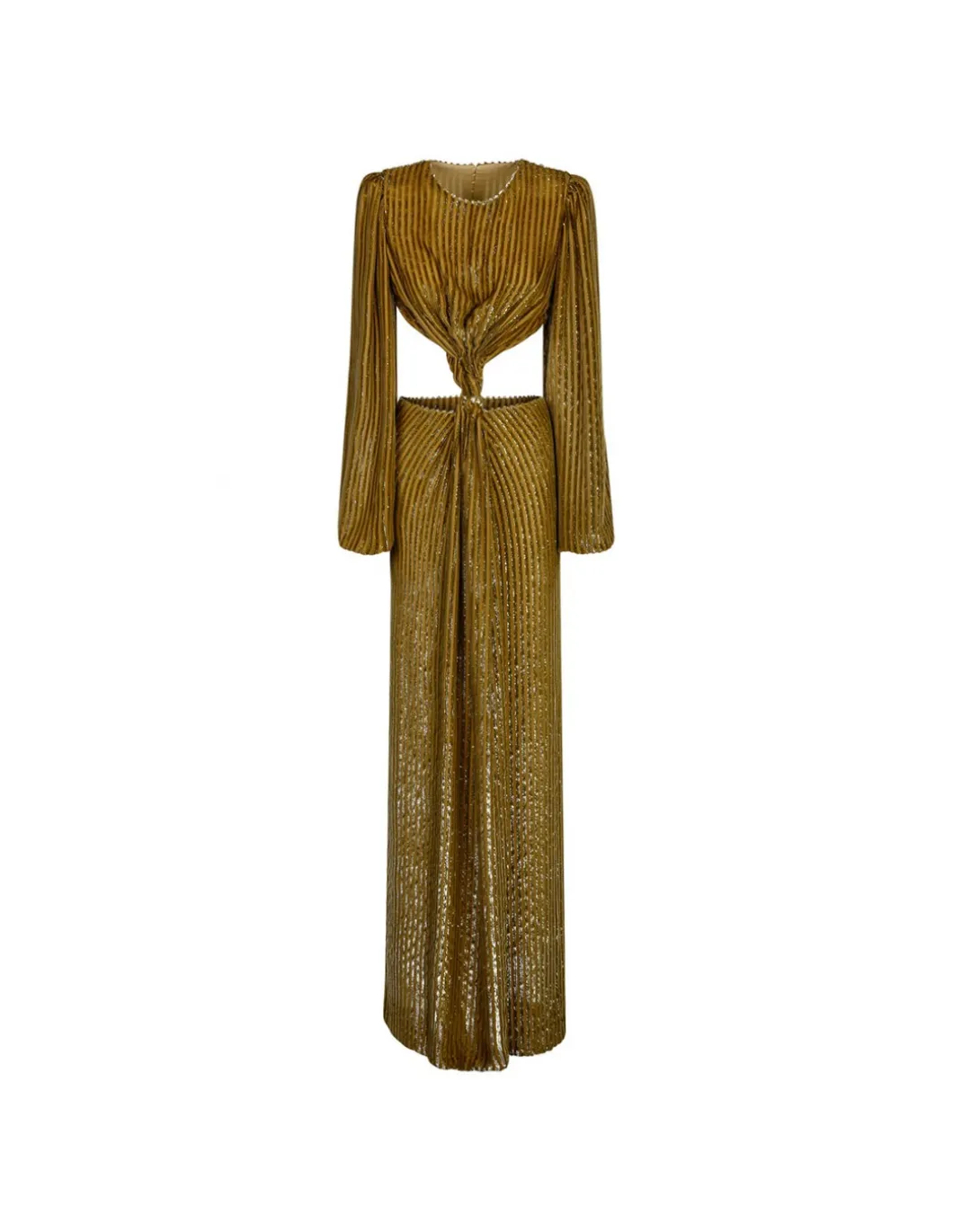 Galena silk lurex gown