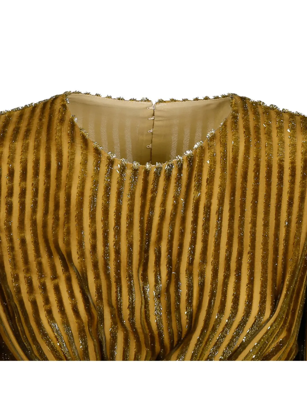 Galena silk lurex gown