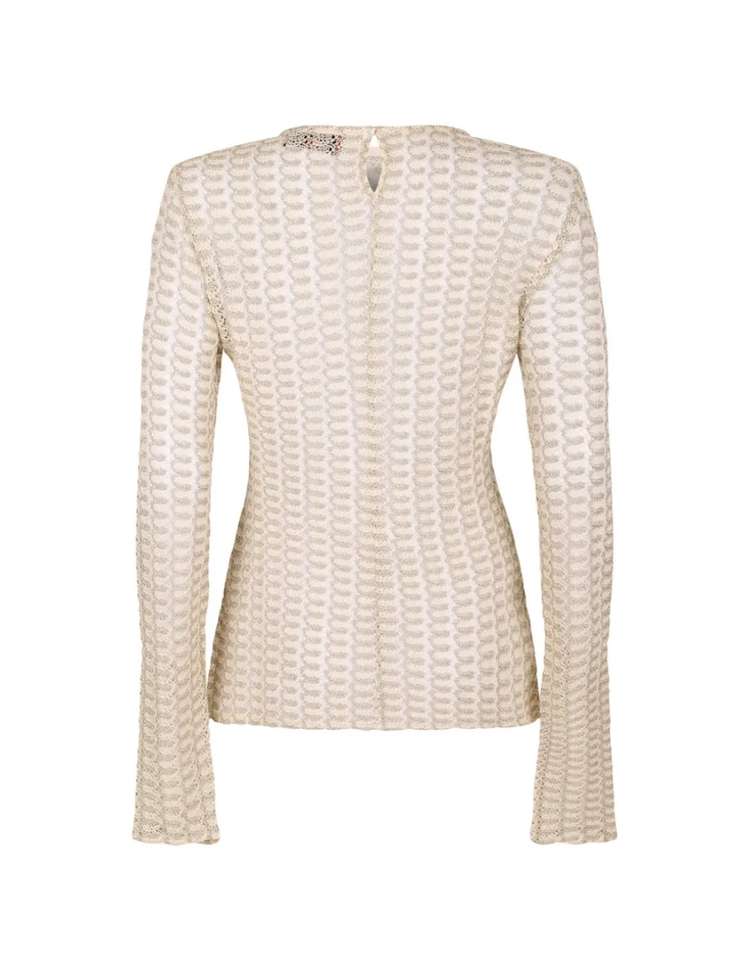 Gold and cream sweater