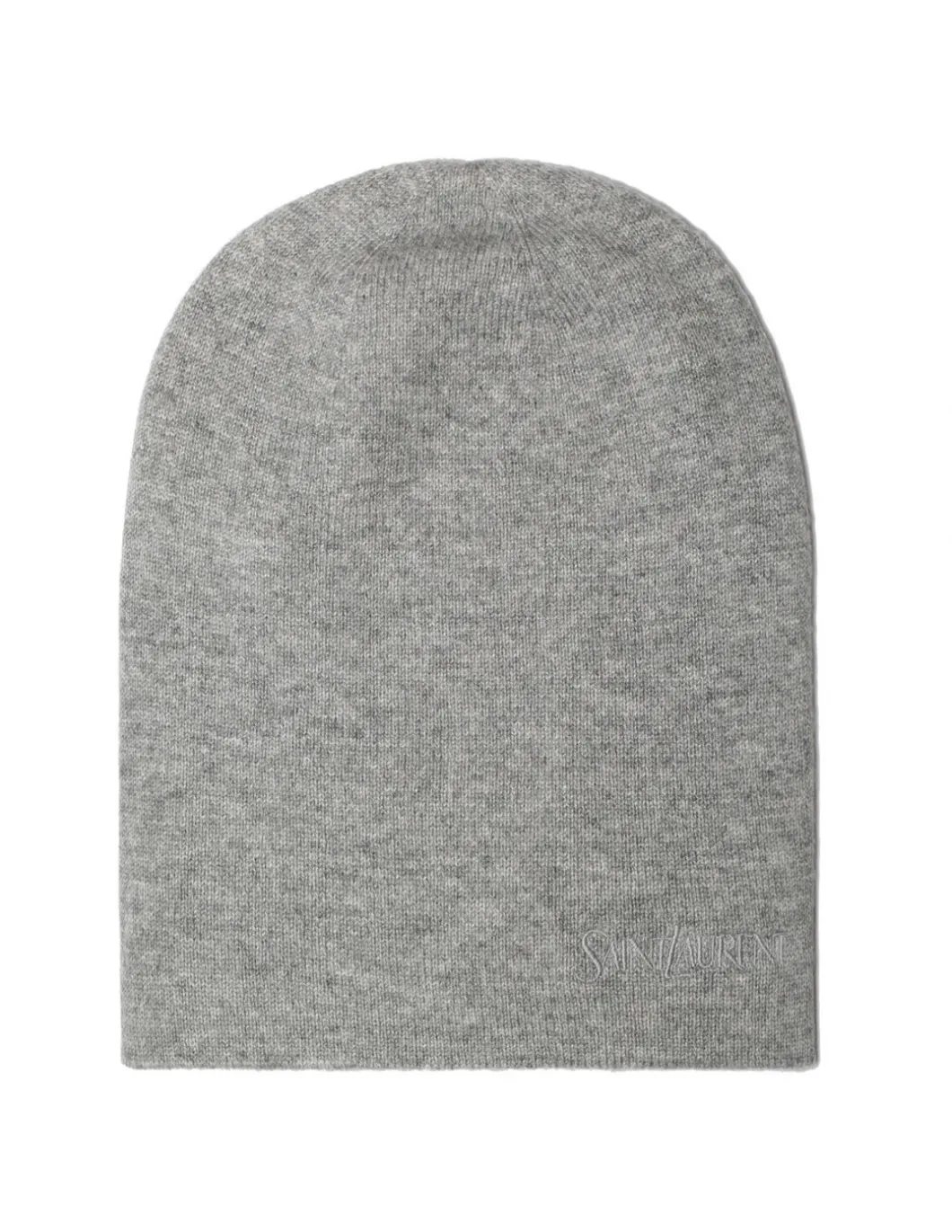 Graphite gray cashmere beanie
