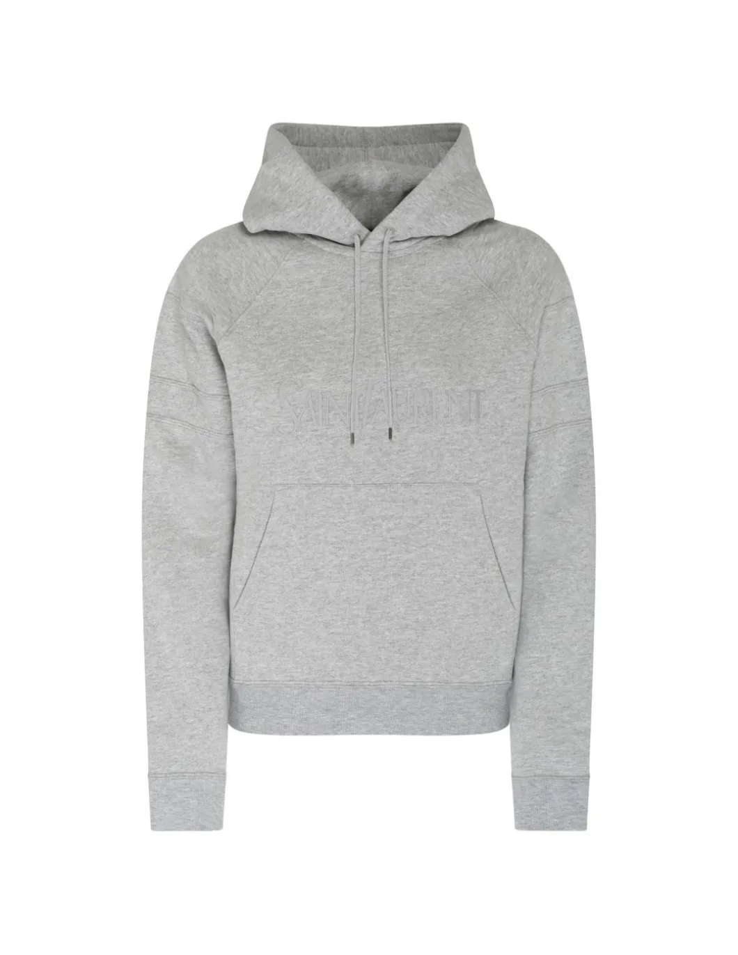 Gray fleece hoodie