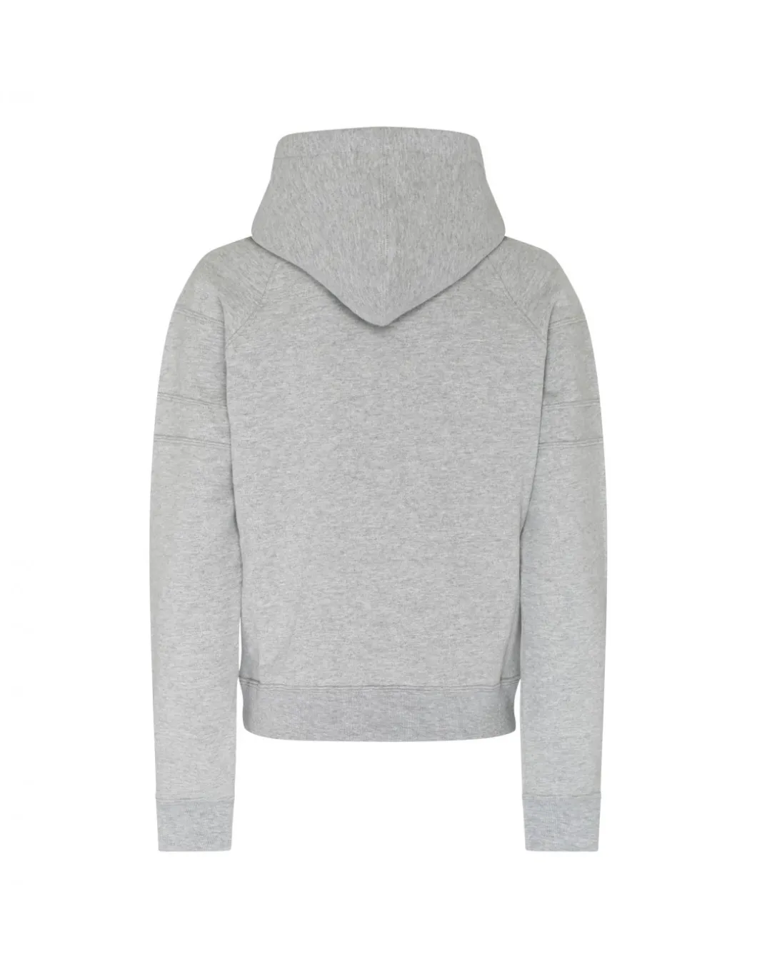 Gray fleece hoodie