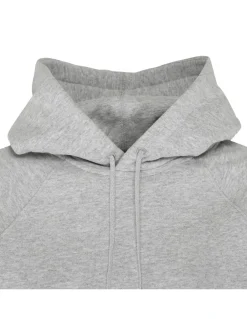 Gray fleece hoodie