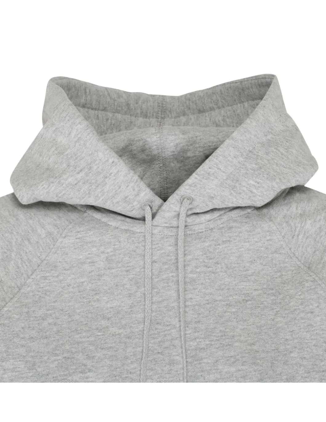 Gray fleece hoodie