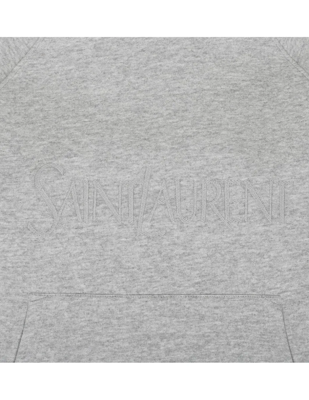 Gray fleece hoodie