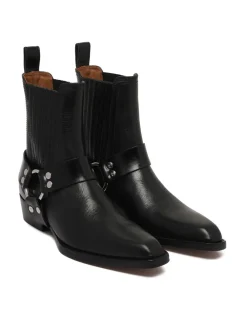 Helena black booties