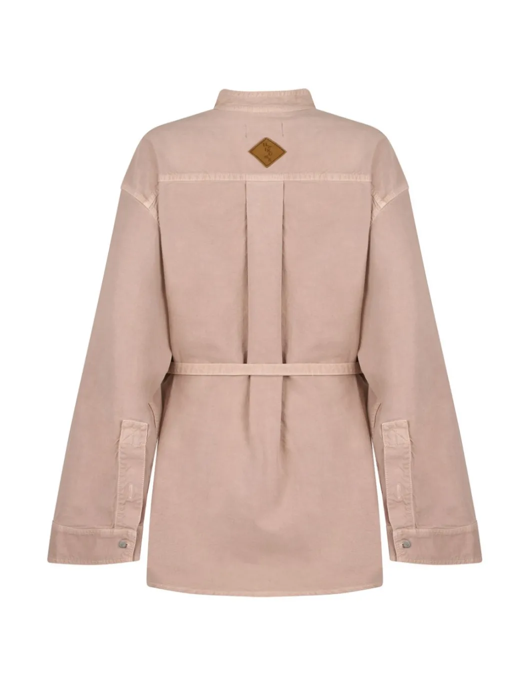 Ivonne twill denim safari jacket