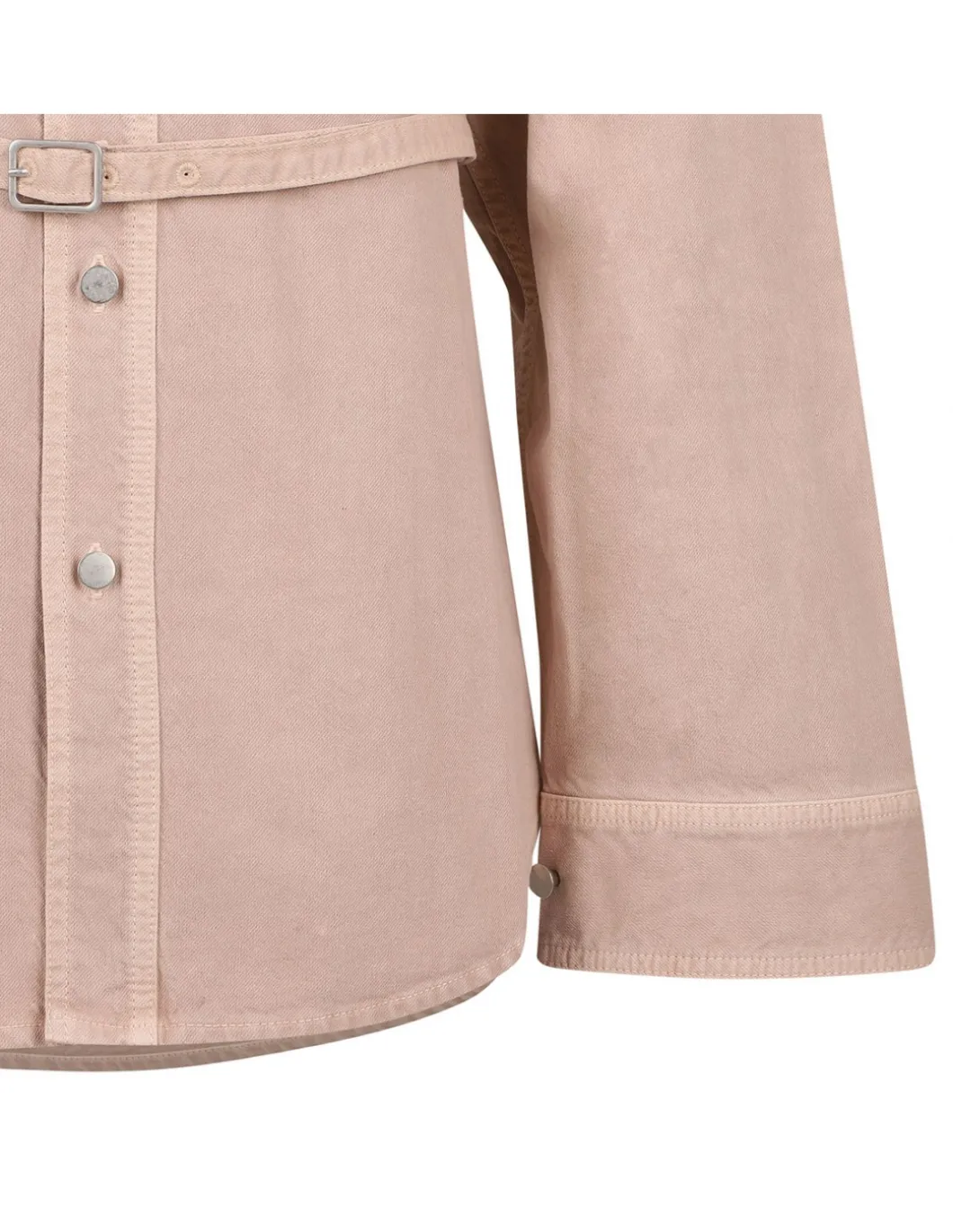 Ivonne twill denim safari jacket