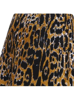 Jacquard mini skirt