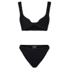 Juno black bikini set
