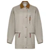 Kimelia coated cotton jacket
