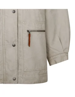Kimelia coated cotton jacket