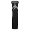 Knit molded dress