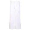 Korea optical white denim jeans