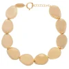 Lace stone gold necklace