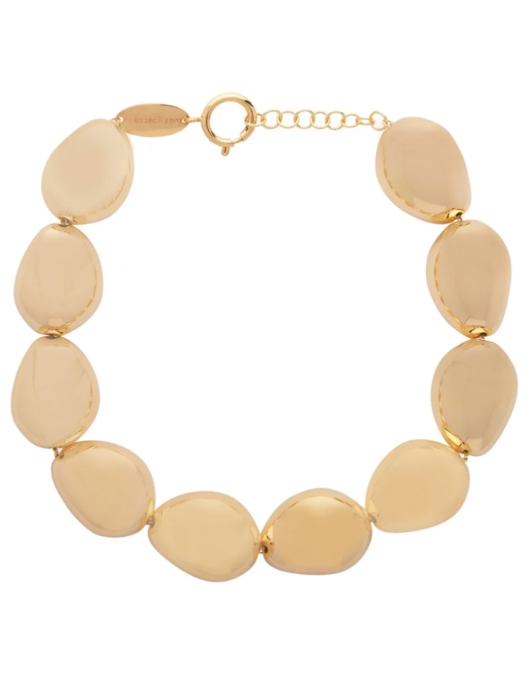 Lace stone gold necklace