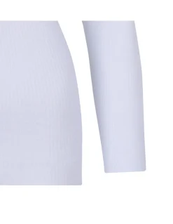 Lamylic ribbed cotton-jersey top