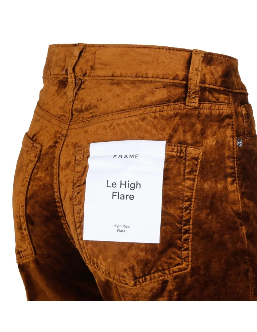 Le High Flare velvet pants
