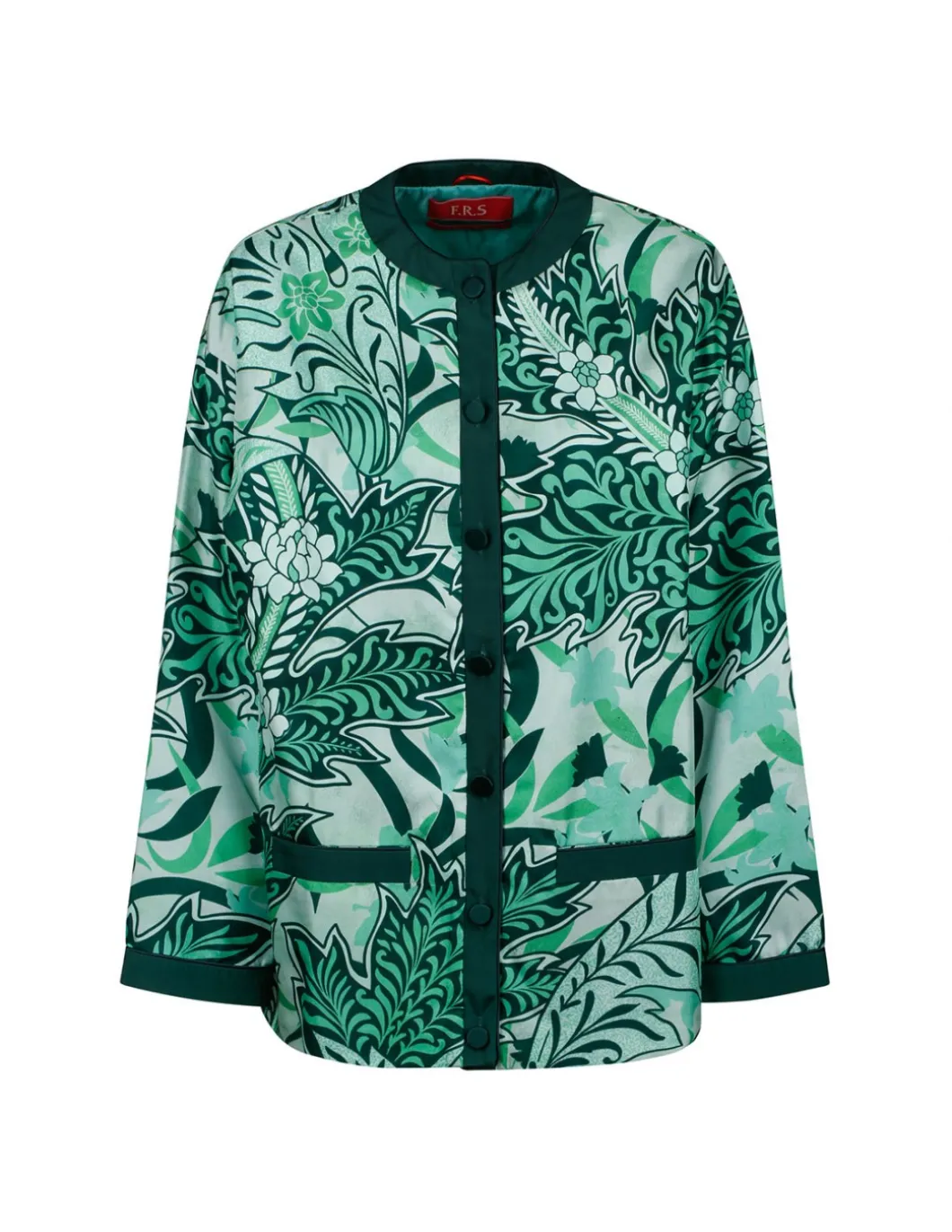 Ligea silk twill shirt-jacket