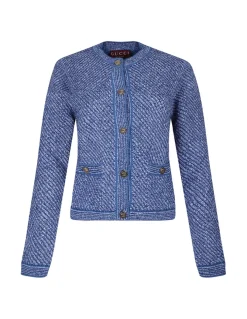 Light blue cotton cardigan